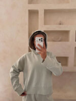 ست هودی و شلوار پاستلی - Image 4