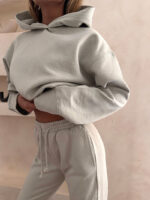 ست هودی و شلوار پاستلی