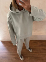 ست هودی و شلوار پاستلی - Image 2