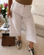 شلوار جین واید لگ کراپ Bershka | Clean Summer Fit - Image 2