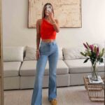 شلوار جین Flared Jeans برند  GRAB – رنگ آبی روشن