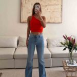 شلوار جین Flared Jeans برند  GRAB – رنگ آبی روشن