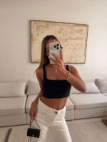 نیم تنه مشکی TRANOVA