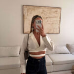 کت کراپ بندی لینن ostin