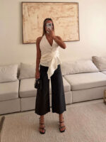 تاپ کلاسیک ZARA سفید - Image 2