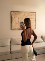 تاپ کلاسیک ZARA مشکی - Image 3