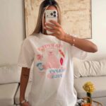 تیشرت Eleven مدل طرح Pink Teddy