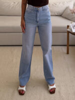 KIABI | High-Waist Straight-Leg Jeans - Image 3