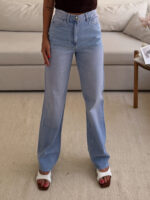 KIABI | High-Waist Straight-Leg Jeans - Image 3