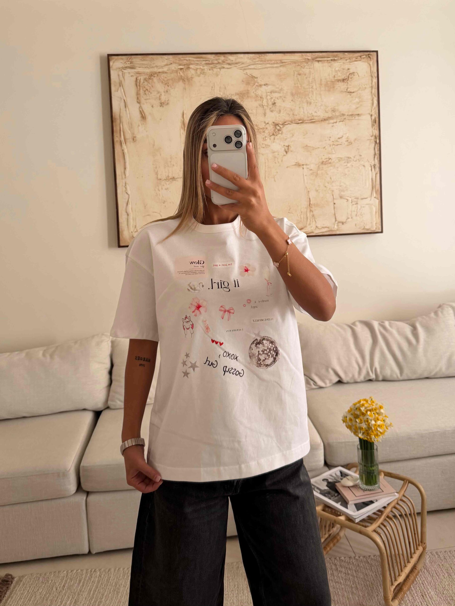 تیشرت تیشرت Eleven مدل طرح Graffiti Canvas - Image 1