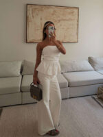 تاپ دکلته ZARA سفید