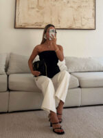 تاپ دکلته ZARA مشکی