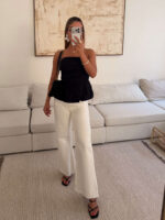 تاپ دکلته ZARA مشکی - Image 2