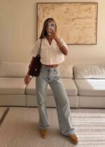 شومیز لینن ostin دو جیب - Image 2