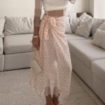 Zara | Polka Dot Dream Wrap Skirt 2