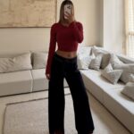 Navy Blue Wide-Leg Jeans – LCW