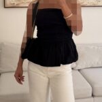تاپ دکلته ZARA مشکی