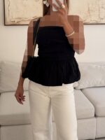 تاپ دکلته ZARA مشکی