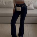 H&M | Navy Blue Sculpt Bootcut