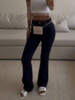 H&M | Navy Blue Sculpt Bootcut
