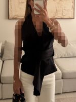 تاپ کلاسیک ZARA مشکی