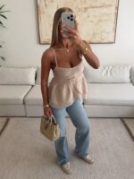 Sand Serenade Top | Soft Beige - Image 2