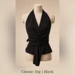تاپ کلاسیک ZARA مشکی