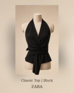 تاپ کلاسیک ZARA مشکی