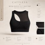 H&M | Mesh Panel Cut-Out Top