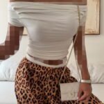 Sterdivarius-Off shoulder foldover Top