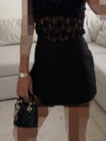 CATTLEYA Noir Skort | Tailored Mini - تصویر 3