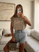 Milk Tea Beige-Eleven-Puppy Crush Tee