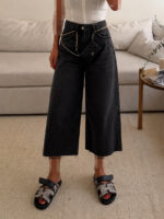 ZARA | Cropped Relaxed Straight