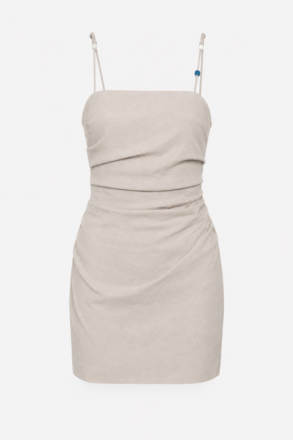 ChatGPT Image Jul 2, 2026 at 04_35_52 AM Zara-Soft Sand -mini slip Dress - Image 1