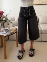 ZARA | Cropped Relaxed Straight - Image 3