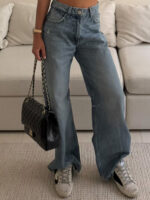 Pull&Bear | Azure Drift Relaxed Denim - Image 4