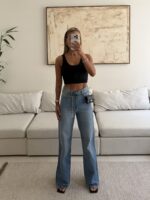 Sterdivarius-Ribbed Crop Top - Image 2