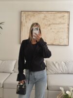 ZARA Soft Wrap Blazer | Soft Black Edition