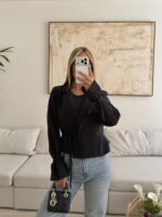 ZARA Soft Wrap Blazer | Soft Black Edition - Image 4