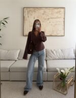 ZARA Soft Wrap Blazer | Rosewood Cocoa - Image 4