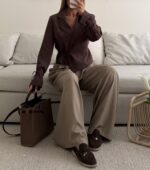 ZARA Soft Wrap Blazer | Rosewood Cocoa - Image 3
