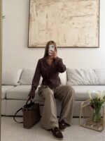 ZARA Soft Wrap Blazer | Rosewood Cocoa