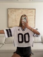 White Linear | Mesh Jersey