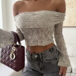 River Island-Off Shoulder Top