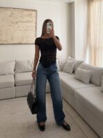 River Island-T-shert Lace Blouse - Image 2