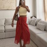 Zara-Salsa Dot | Wrap Sarong Skirt