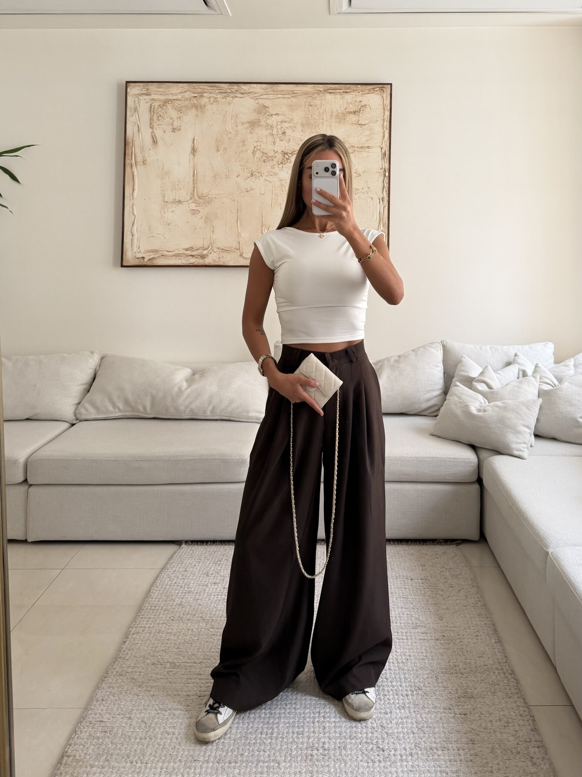 IMG_5351 CATTLEYA Wide Leg Pants | Cocoa - Image 1