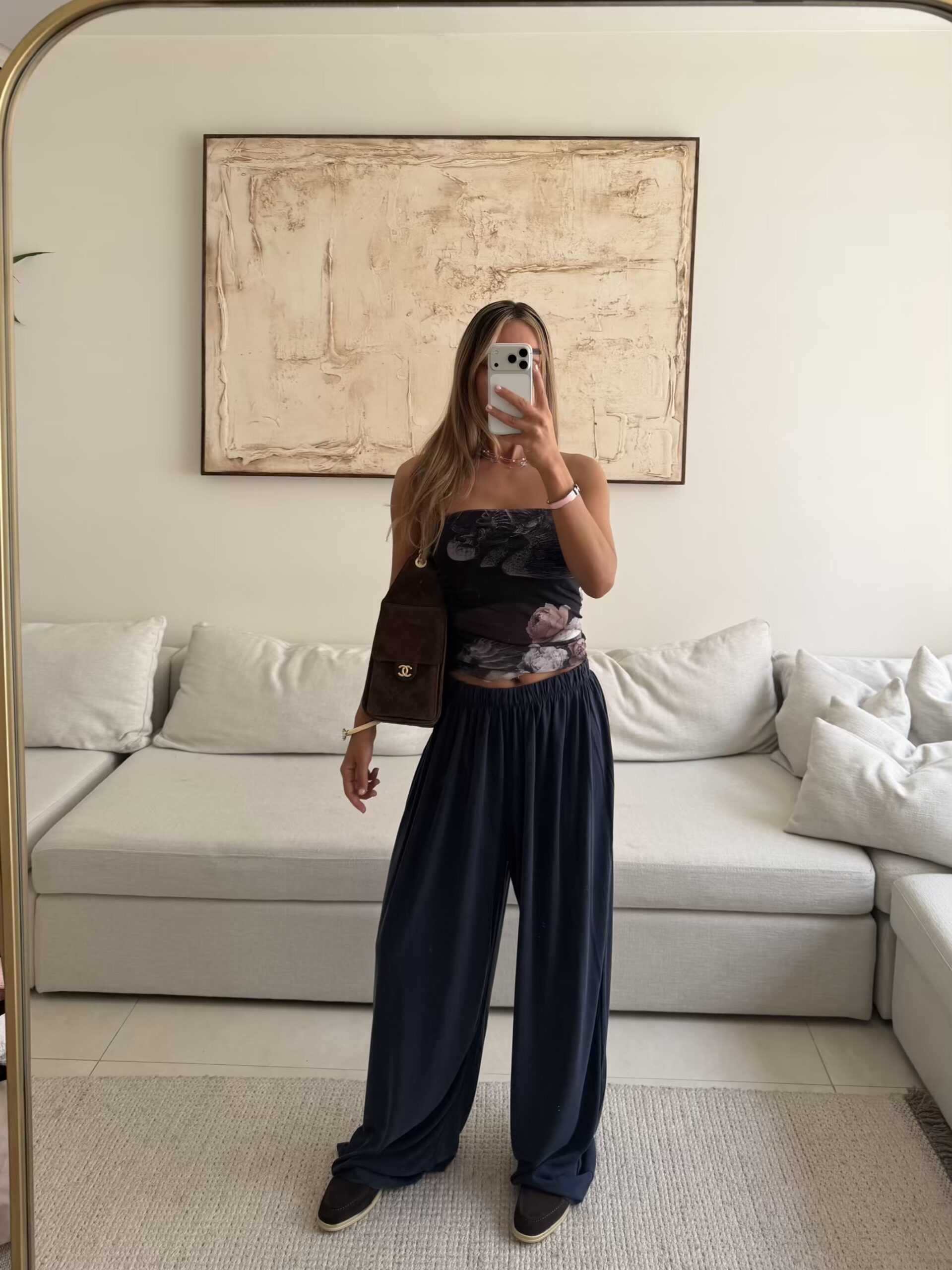 IMG_5506-compressed K.T.N Flow | Midnight Wide Leg Trousers - Image 1