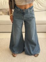 Zara-Extreme Wide-Leg Jeans - Image 3