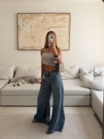 Zara-Extreme Wide-Leg Jeans - Image 2